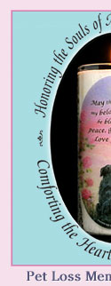 Pet Loss Memorial Candles